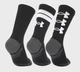 Носки Under Armour Ua Perf Tech Nov 3Pk Crew XL Чорний 1379515-002 - изображение 2