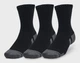 Носки Under Armour Ua Performance Cotton 3P Mid M Чорний 1379530-001 - изображение 1