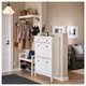 Тумба для взуття HEMNES 89x127 см IKEA 201.695.59 білий - изображение 4
