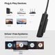 Внешний карман - адаптер UGREEN CM321 USB-A to 2.5-Inch SATA Converter 50cm (UGR-70609) - изображение 4