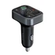 FM-трансмітер Baseus 2хUSB/Type-C PD Bluetooth5.3 модулятор S-09 Pro (C10762200113-00) - зображення 1