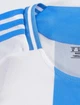 Комплект футбольна форма дитяча Messi (Мессі) 10 з гетрами (розмір 34-38), 20 розмір, ріст 115-125 см, біло-блакитний з чорним - изображение 2