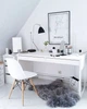 Компьютерный стол MICKE 142х50см IKEA белый - изображение 3
