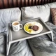 Столик-поднос KLIPSK IKEA 103.277.00 серый - изображение 2