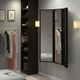 Зеркало NISSEDAL 3 шт. IKEA черный - изображение 1