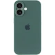 Чехол Fiji Silicone Case Full Camera для Apple iPhone 17 бампер накладка с защитой камеры Army Green - изображение 2