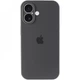 Чохол Fiji Silicone Case Full Camera для Apple iPhone 16 Plus бампер накладка із захистом камери Carbon Grey - зображення 2