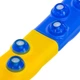 Обруч массажный хула хуп Hula Hoop SP-Planeta Dynamic Hoop 6018 диаметр 100см Blue-Yellow - изображение 5