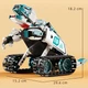 Конструктор QIHUI на радіокеруванні Wanzhi Building Blocks WALL-E Three Variable T4038, 698 д Синій (1015-093-00) - зображення 10