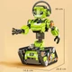 Конструктор QIHUI на радіокеруванні Wanzhi Building Blocks WALL-E Three Variable T4036, 856 деталей Зелений (1015-093-02) - зображення 3