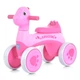 Детский первый беговел Bambi Jurassic колеса 6" музыкальный пластиковый розовый M 5853E - изображение 1