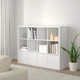 Стеллаж KALLAX 4 ящика 147x112 см IKEA 792.782.50 белый - изображение 2
