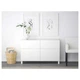 Шкаф с дверцами BESTA IKEA 991.953.05 білий /білий - изображение 3