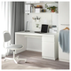 Комп'ютерний стіл MALM 140х65 см IKEA 602.141.59 білий - зображення 5