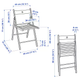 Кухонный стул FROSVI IKEA 805.343.29 белый - изображение 6