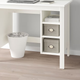 Компьютерный стол BRUSALI 90х52 см IKEA 404.397.63 белый - изображение 3