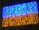 Гірлянда-штора світлодіодна "Прапор України", 420 Led, 2.4*1.2 м, прозорий шнур, жовто-синя - изображение 2