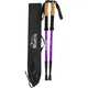 Набір палиць для трекінгової ходьби Moltis Relax 140 Antishock Purple Original + чохол + 4 типи наконечників, телескопічні палиці з регулюванням довжини для скандинавської ходьби - зображення 5