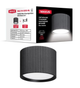 Світильник точковий накладний-врізний без лампи MAXUS Wave Downlight Base GX53 Black 2in1 - зображення 1