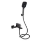 Змішувач для ванни Qtap Gemini (з душовим гарнітуром) QTGEM259GMB45684 Gunmetal Black PVD - изображение 1