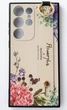 Силіконовий чохол для Samsung Galaxy S22 Ultra з ремінцем-підставкою Flowerplus - зображення 1