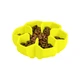Силиконовая миска для медленного кормления доя кошек собак WAUDOG Silicone 450 мл Yellow (23538) - изображение 4