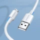 Кабель UGREEN US289 USB 2.0 to Micro-USB 1м 18W Nickel Plating White (60141) - изображение 2