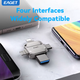 Флешка Адаптер для iPhone Android Eaget i71 USB-накопитель 64 gb 3.0 MicroUSB Type-C Apple Lightning 4 в 1 - изображение 6