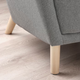 Крісло OSKARSHAMN IKEA 205.236.11 сіро-бежевий - зображення 5