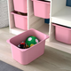 Стелаж TROFAST з контейнерами 99x44x94 cm IKEA 293.355.35 білий/рожевий - изображение 2