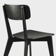 Кухонный стул LISABO IKEA 604.467.86 черный - изображение 2