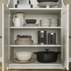 Высокий шкаф с дверцами HAUGA IKEA 204.150.46 - изображение 2