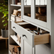 Шкаф со стеклянной дверцей IDANAS IKEA 104.878.40 - изображение 3