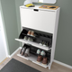 Тумба для обуви STALL 79x29x148 cm IKEA 505.302.62 белый - изображение 2