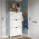 Тумба для обуви STALL 79x29x148 cm IKEA 505.302.62 белый - изображение 3