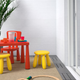 Детский табурет MAMMUT IKEA 203.823.24 Желтый - изображение 7