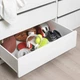 Ліжко дитяче з шухлядами SLAKT IKEA 292.919.56 білий - зображення 5