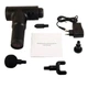 Ручной ударный массажер для тела с 4 насадками Fascial Gun KH-320 Black - изображение 7