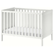 Детская кроватка SUNDVIK IKEA 002.485.67 белый - изображение 1