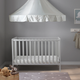 Дитяче ліжечко SUNDVIK IKEA 504.940.75 сірий - зображення 2