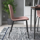 Кухонний стілець KARLPETTER IKEA 994.814.63 рожевий/чорний - изображение 2