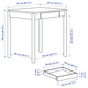 Компьютерный стол TONSTAD IKEA 405.382.06 - изображение 3