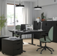 Комп'ютерний стіл MITTZON 120х60 cm IKEA 795.258.54 чорний - зображення 2