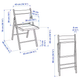 Кухонний стілець FROSVI IKEA 205.343.32 білий - зображення 6
