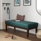 Лавка/пуф EKENASET 112 см IKEA 405.335.34 сіро-бірюзовий - зображення 2
