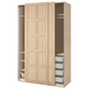 Гардеробна комбінація PAX/BERGSBO IKEA 295.033.07 дуб 150х66х236 - зображення 1