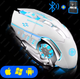 Мышка безшумная игровая безпроводная с подсветкой RGB 2000DPI для ноутбука или компьютера - изображение 2