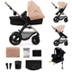 Коляска Kinderkraft 3 в 1 Moov 2 Air Sand (m452045) - изображение 1