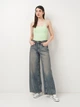 Боди-майка женская Missguided tjf28374p07 46 Салатовая (1000000043740) - изображение 3