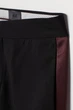 Брюки H&M 46 черно бордовый полоска 22037064018 - изображение 2